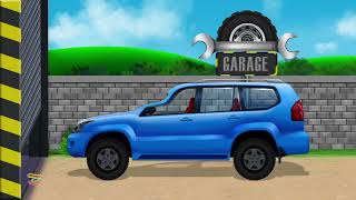 SUV Car Garage Vehicle Formation Video For Babies