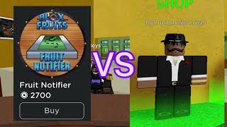 Fruit Notifier vs Fruit dealer cousin (Blox fruits) pt3