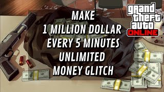 How to make Million Dollar in 5 minutes GTA 5 Online | Money Glitch