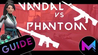 Vandal or Phantom which gun is the best   What gun to use in Valorant  Best choice 2020