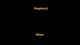 Benguluru fc vs East Bengal fc today's match highlights