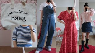 158cm 키작녀 여름 패션 하울 Summer fashion haul 👗(헤이그,emis,프롬비기닝,에잇세컨즈,h&m,98도씨)