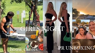 Vlog | Girls Night + PR Packages + Outfit Inspo