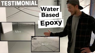 Water Based Epoxy | Commercial Building Job Site