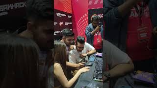 Mavi, Rebel and Krutika streaming at dreamhack Hyderabad #s8ul #8bit #streamer