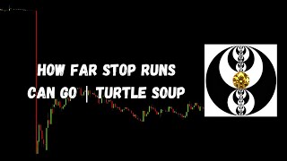 ICT Gems - How Far Stop Runs Can Go | Turtle Soup