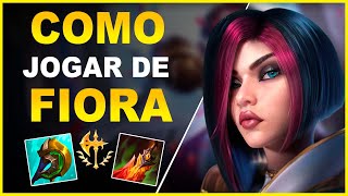 COMO JOGAR DE FIORA TOP 2023 - LEAGUE OF LEGENDS