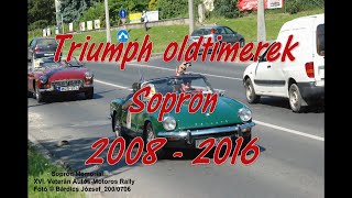 Triumph oldtimerek, Sopron 2008 2016