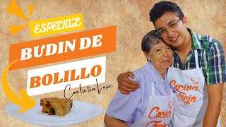 BUDIN DE BOLILLO DURO CON LA TIA LUPE | #CocinaTrejo #budin #budindepan