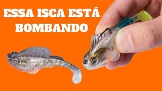 🐟🎣ISCA ARTIFICIAL DE SILICONE PARA TUCUNARÉ E TRAÍRA,ESSA ISCA ESTA BOMBANDO NA PESCARIA