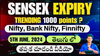 SENSEX Expiry Hero Zero | Market Analysis for Thu 5th Jul, 2024