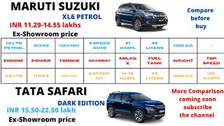 MARUTI SUZUKI XL6 VS TATA SAFARI ll CAR comparison ll NEXT - NEXON VS VENUE