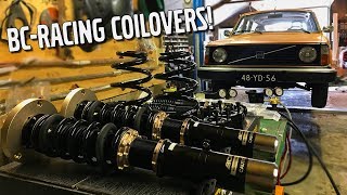 BC Racing Coilover Install -  Volvo 245L 1UZ V8 Project [EP2]