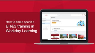 How to Find EH&S Trainings in Workday Learning