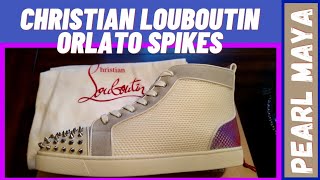 CHRISTIAN LOUBOUTIN Orlato Spiked Flats "Pearl Maya" @Tristmadethis