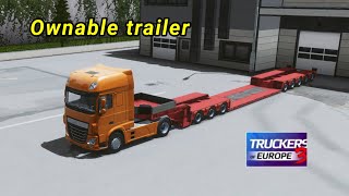 Truckers Of Europe 3 New Update|Ownable Trailer