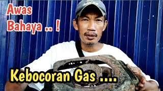 Cara Mengatasi Kebocoran Gas Pada Katub Antara Pipa Dan Mesin