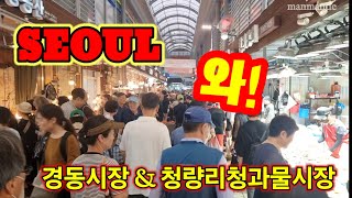 [Walk]  와 ~^~ 인산인해 경동시장/ 볼거리 먹거리 살거리를 최고로 충족시켜주는 서울 대표 재래시장 워킹투어