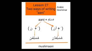 Lesson 27 | Study of ism | Arabic Grammar