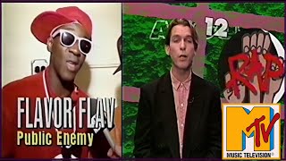 MTV Year In Rock, 1988 - Rappers Reflect on Rap - Flavor Flav, Chuck D, Kurt Loder