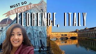 WHAT TO DO, SEE AND EAT IN FLORENCE ITALY | Top Things to do in Firenze Italy