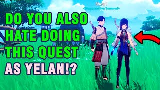 Do you also hate doing this quest as Yelan!? | Genshin Impact