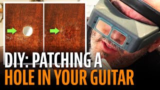 How to Patch a Hole in Your Acoustic Guitar