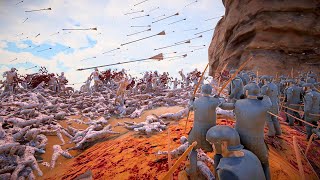 House Marbrand Bow Infantry Canyon Defense VS 2,000000 Mummies Army-Ultimate Epic Battle Simulator 2