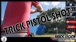 Pistol Trick Shot after Steel Plate Shooting with Sig 320 9mm