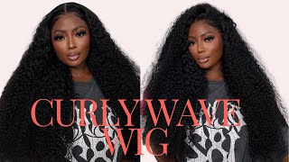 28 INCH SOFT VOLUMINOUS CURL WIG INSTALL | BEST PRE PLUCKED CURLY FRONTAL WIG 🔥🔥 | WESTKISS HAIR