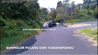 SUNMOLOR PULANG2 MAMPIR MIE AYAM LANGGANAN ❗MACET2AN DIJALAN❗KETENDANG BULETAN DIJALAN🥲🥲❗