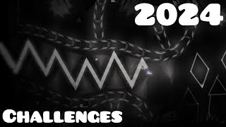 The TOP 10 Most Difficult Challenges // 2024 // Geometry Dash 2.2