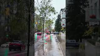 #RainyDay Walk on Davie #Street 🇨🇦, #yvr #westend #downtown #downtownvancouver #vancouver #shorts