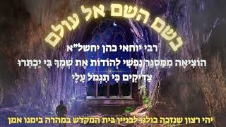 rabi yochai cohen  - הוציאה ממסגר נפשי