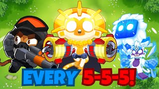 How Far Can EVERY 5-5-5 Tower Go?