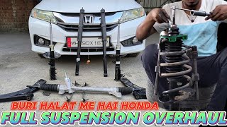 Car Maintenance For Beginners  | Honda city  SUSPENSION OVERHAUL GUIDE