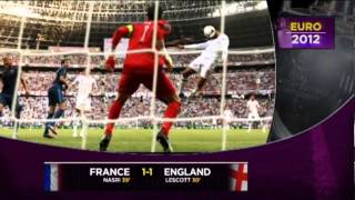 Nasri scores as England and France draw in Donetsk