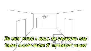 Drawing Lesson # 11.5 “Understanding the Vanishing Point in One Point Perspective”(part 2)