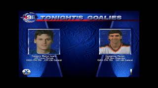 EA Sports NHL 96 - Mock Play off Game 16 EDM 0 v TOR 4 | The Leafs Sweep Edmonton for the Cup!