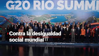 Compromiso Global: Mandatarios del G20 luchan contra la desigualdad social