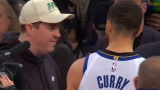 Steph Curry & Shane Gillis meet up after Warriors & Knicks game 👀