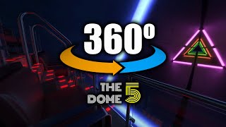 ⚡THE DOME 5 - #VR #virtualreality #360 - Triangular Tunnel & Multicolor Neons - 4K⚡