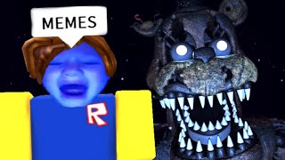 ROBLOX Five Nights At Freddys Funny Moments (MEMES) #1