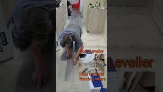 Installing Home Depot Allure Brand "Contact" Adhesive Flooring