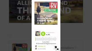 The RV Destinations Podcast #2 is available. Listen on our website or wherever you get your podcasts