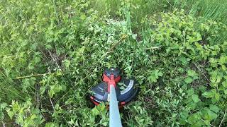 Einhell Agillo 2X18v test brushcutter brushless scythe motocoasa electrica pe acumulatori