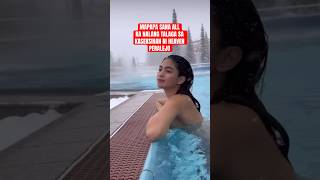 HEAVEN PERALEJO NAG SWIMMING HABANG MALAKAS NAG SNOW❄️♥️ #heavenperalejo #actress #trending