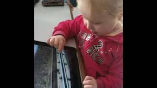 A 2 year old using the iPad