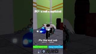 POV you roll a mythical in Blox fruits || Blox fruits || #bloxfruits #roblox #mythical fruit #comedy