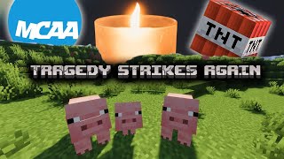 MINECRAFT COLLEGE FOOTBALL - Second Tragedy for Pig State - New $13 BILLION stadium destroyed